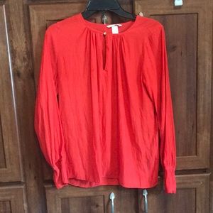 H&M dressy red shirt